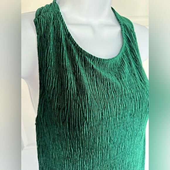 Anthropologie Green Maeve Adrienne Twist-Back Textured Velvet Midi Dress XS - Picture 6 of 16
